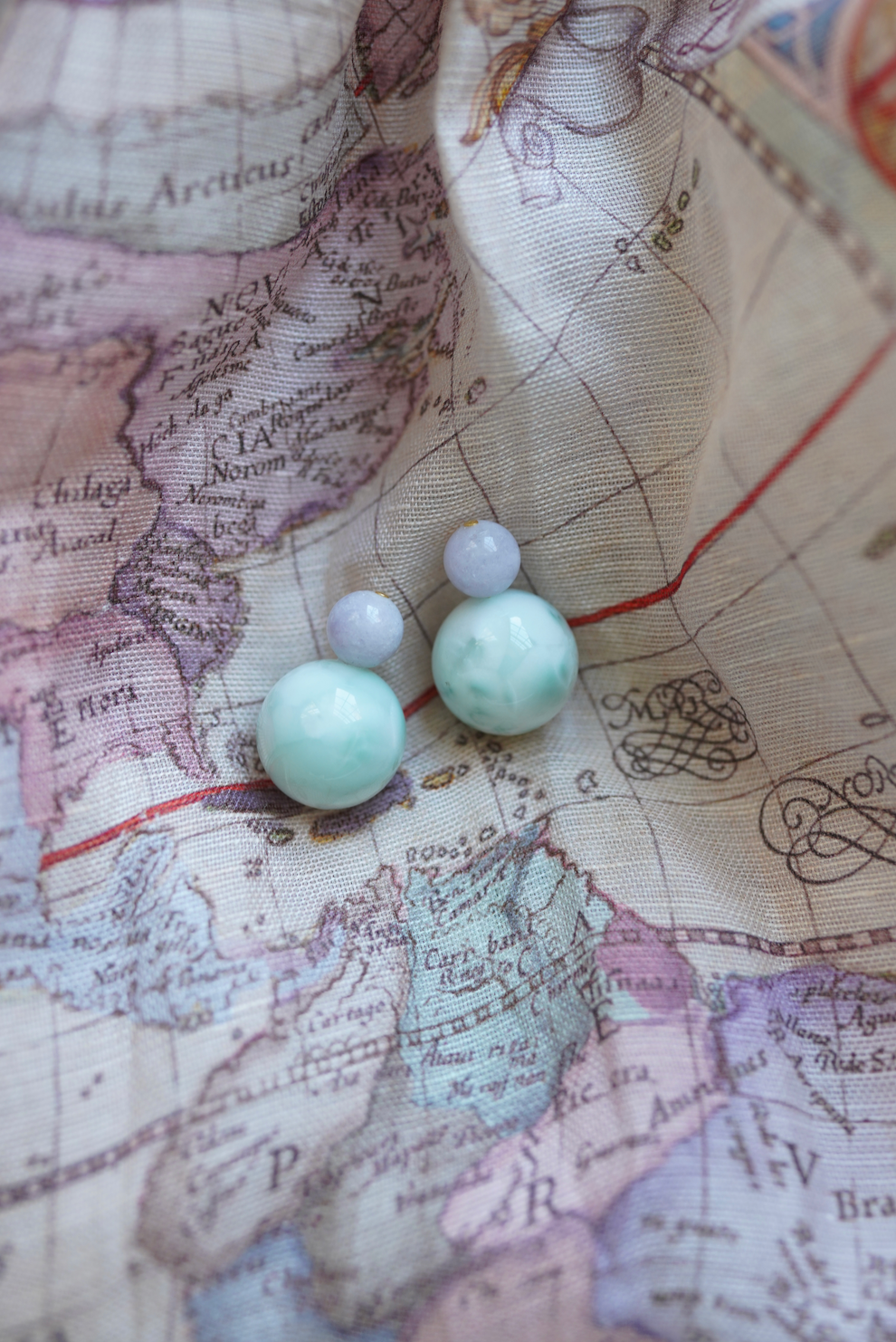 Maldives Gemstone Bubble Earrings