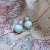 Maldives Gemstone Bubble Earrings