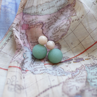 Palm Beach Gemstone Bubble Earrings