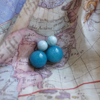 Newport Gemstone Bubble Earrings