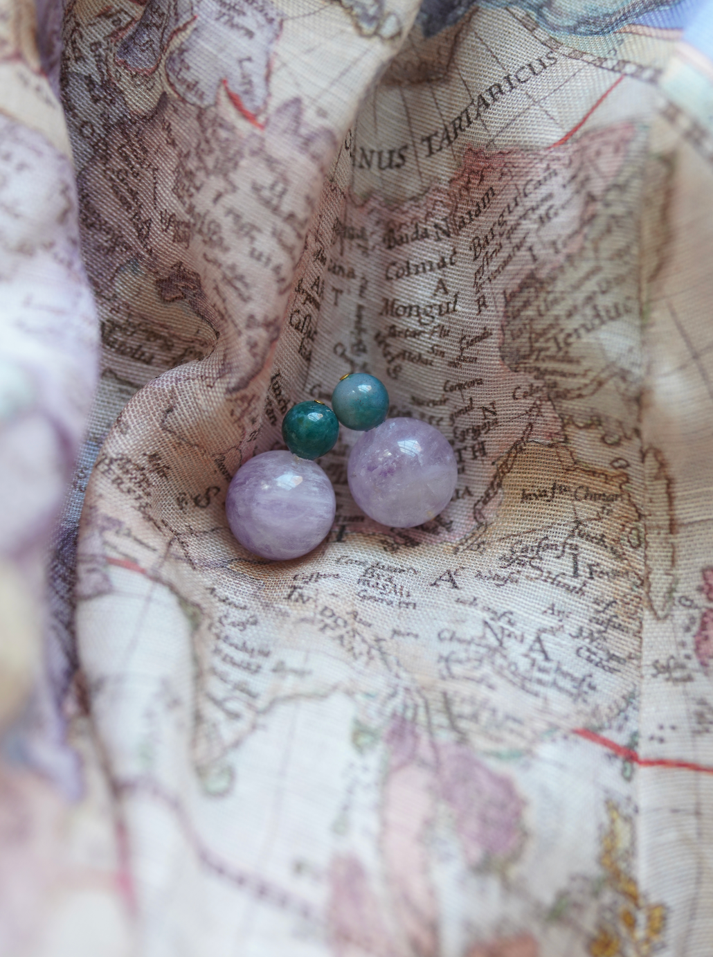 Charleston Gemstone Bubble Earrings