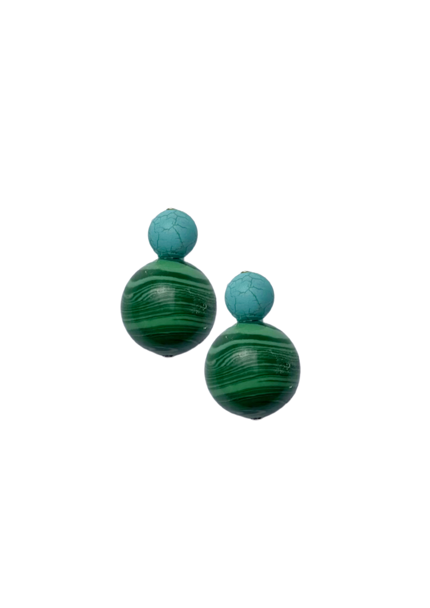 Jaipur Gemstone Bubble Earrings