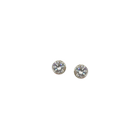 Blanc Bezel Studs