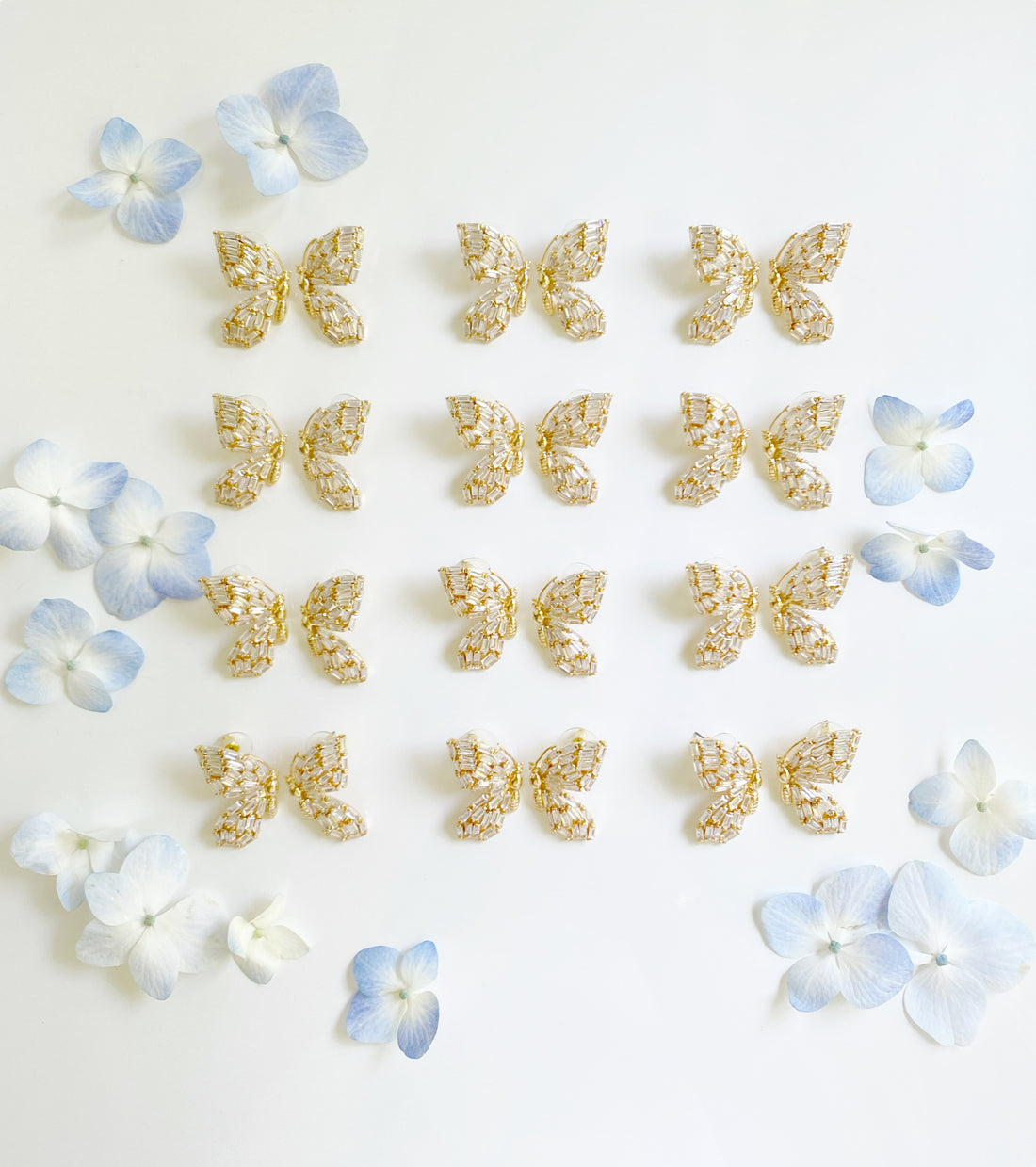 garden butterfly studs