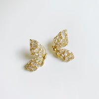 garden butterfly studs