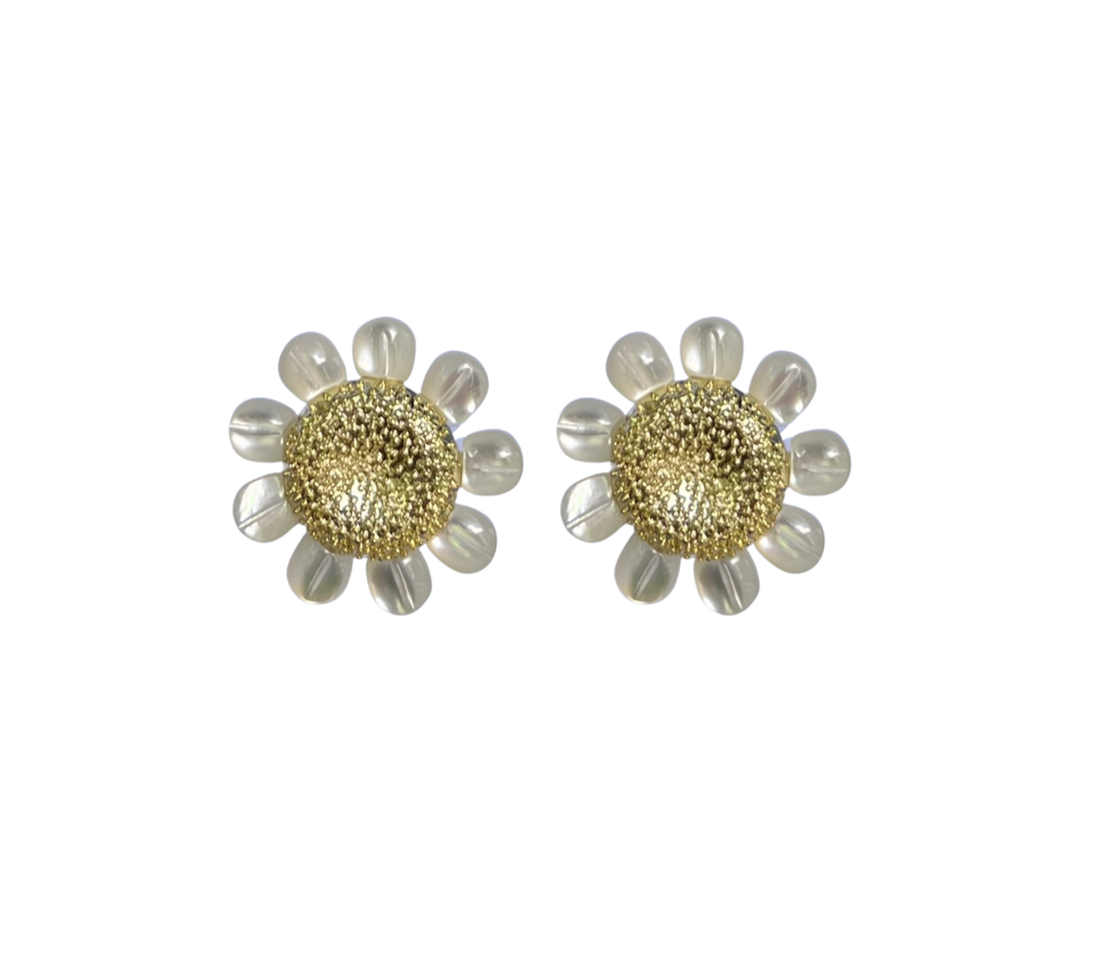 Golden Daisy Cufflinks