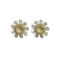 Golden Daisy Cufflinks