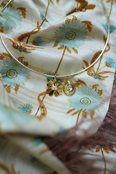 Golden Clover Charm