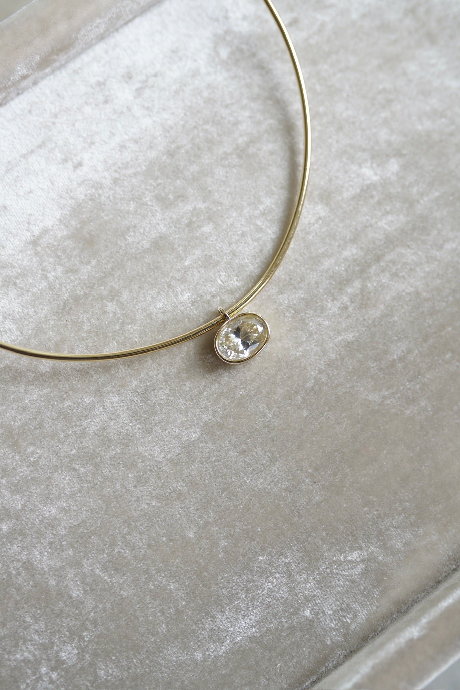 Bezel Oval Charm