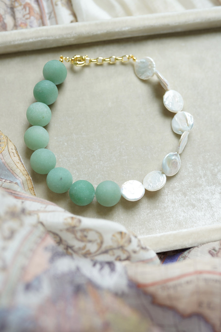 Mallorca Gemstone Bubblegum Necklace
