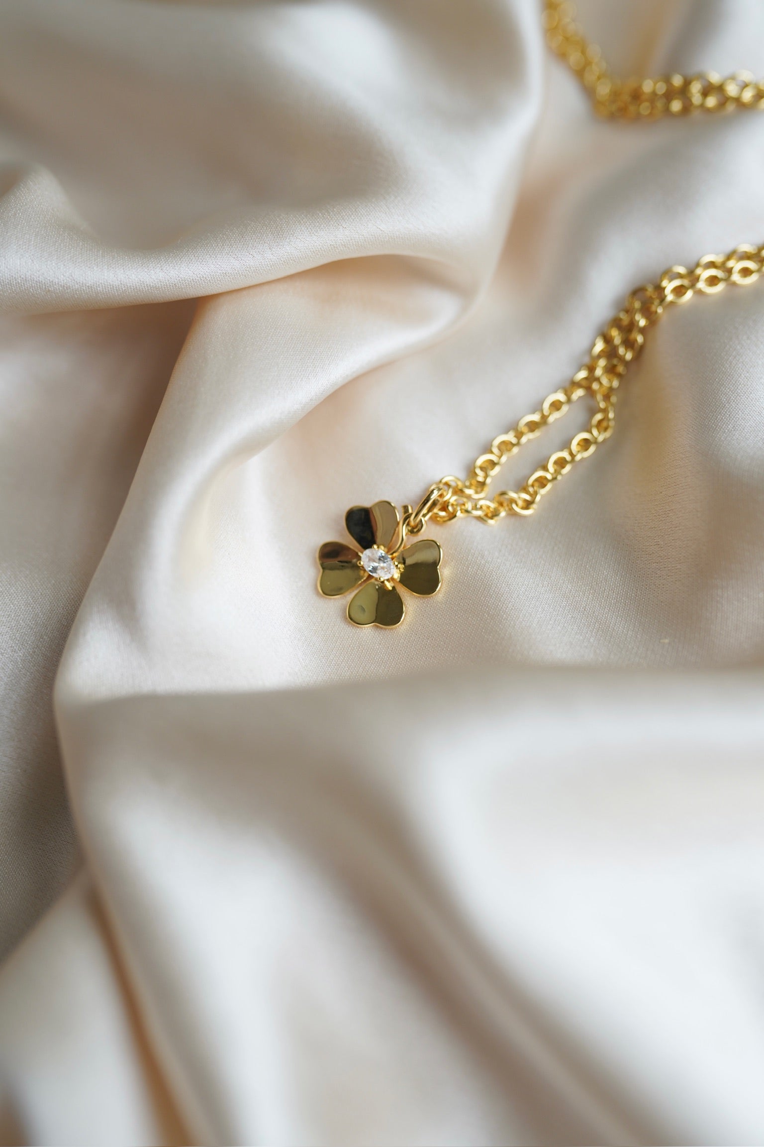 Golden Clover Charm
