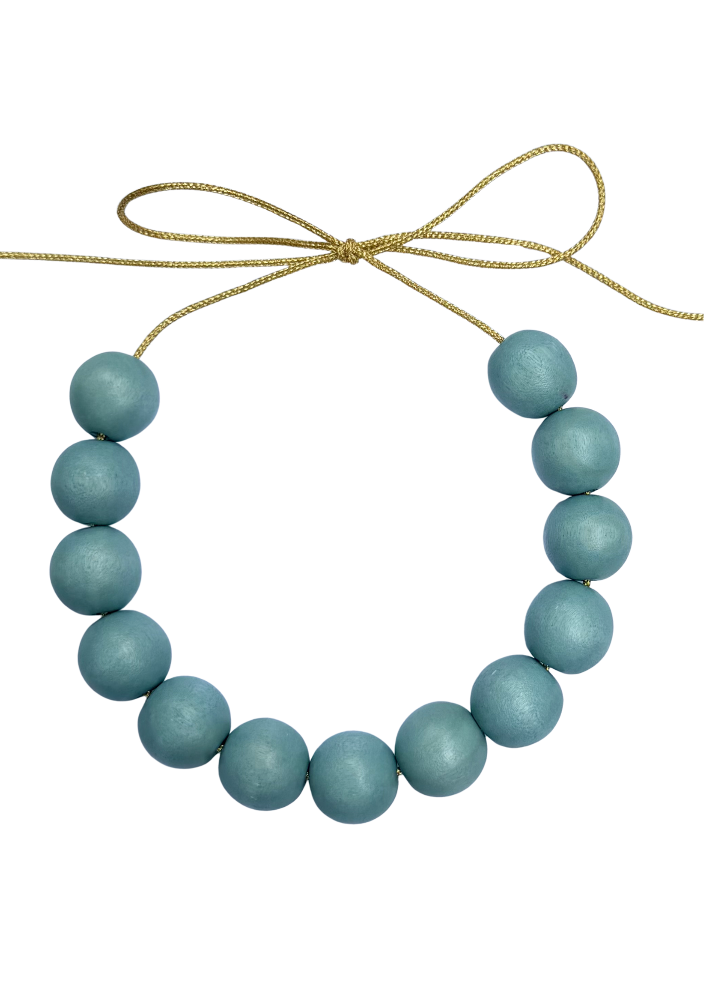 Aquamarine Bubble Necklace