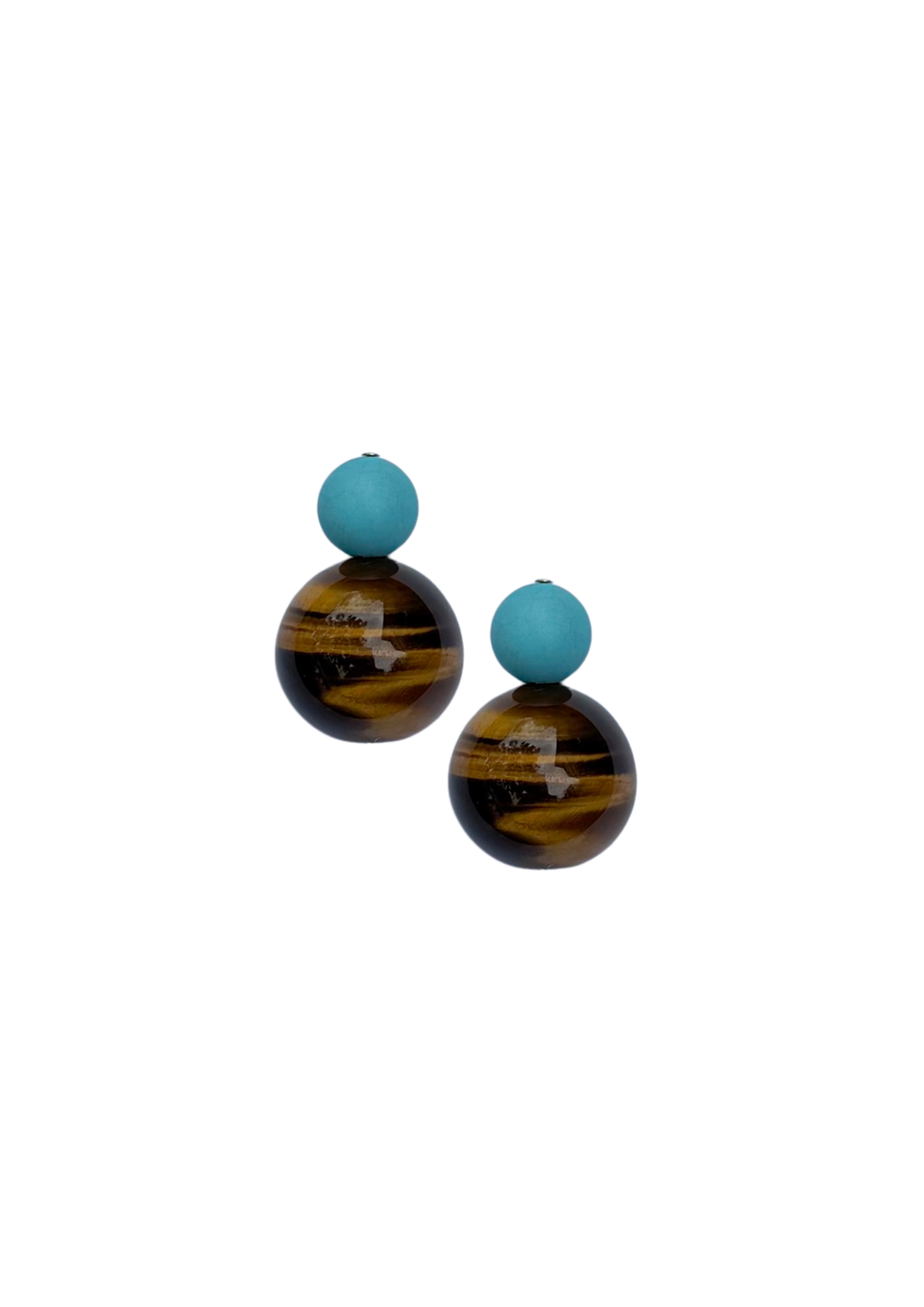 Central Park Gemstone Bubble Earrings