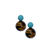 Central Park Gemstone Bubble Earrings