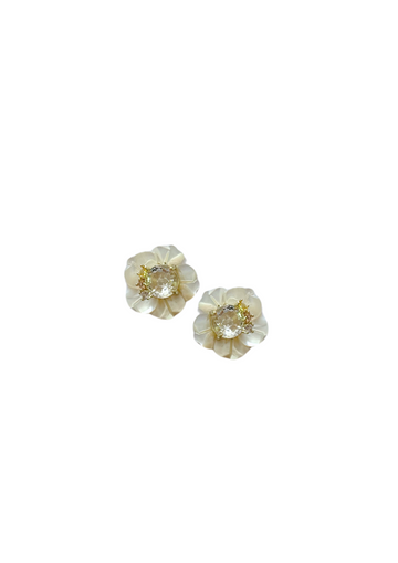 Petite Mother of Pearl and Embellished Studs