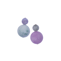 Bora Bora Gemstone Bubble Earrings