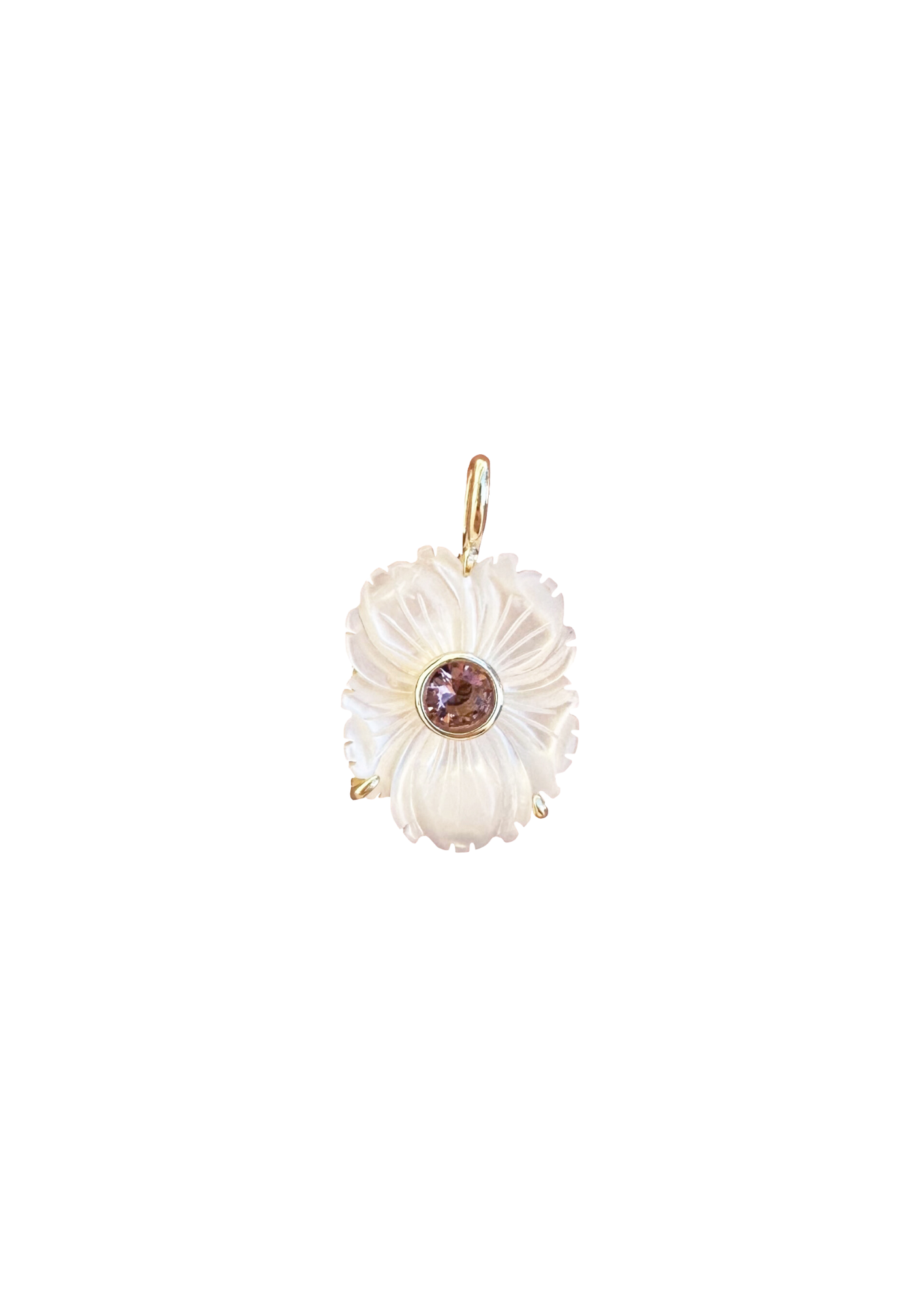 Mother of Pearl October Charm