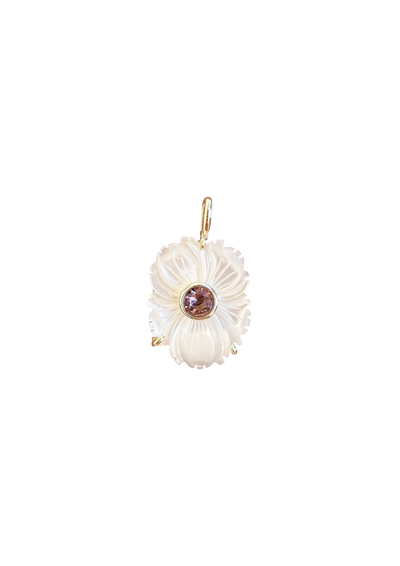 Mother of Pearl October Charm