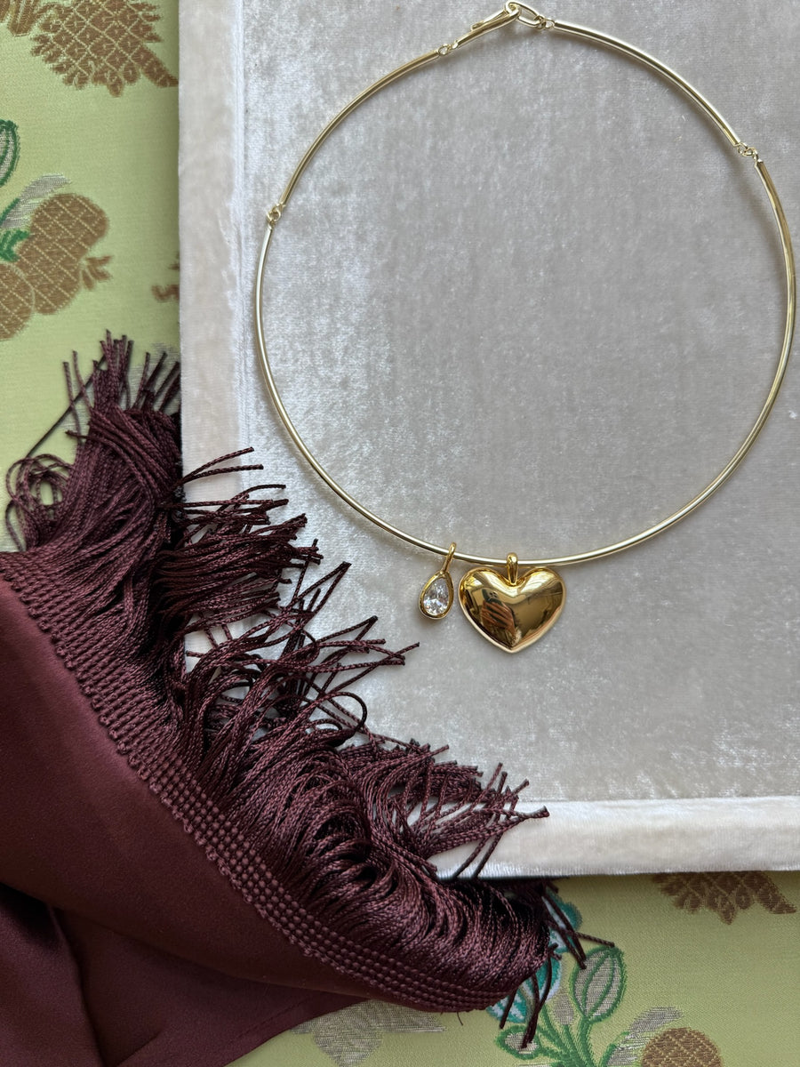 Teardrop Bezel Charm