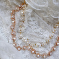 Mother of Pearl Wildflower Necklace