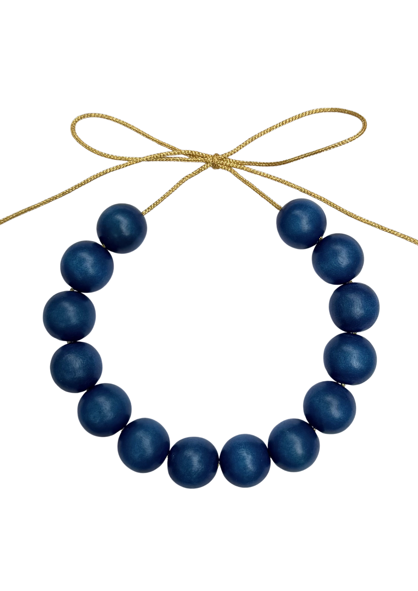 Peacock Blue Bubble Necklace
