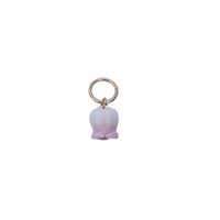 Rose Bud Mother of Pearl Charm