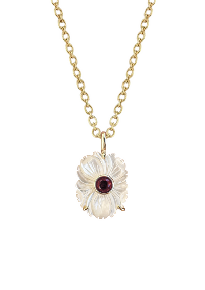 Mother of Pearl January Charm