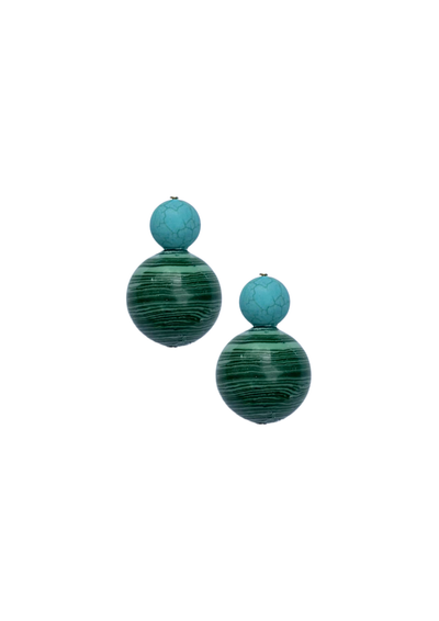 Jaipur Gemstone Bubble Earrings