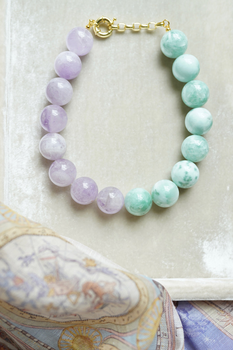 Bora Bora Gemstone Bubblegum Necklace