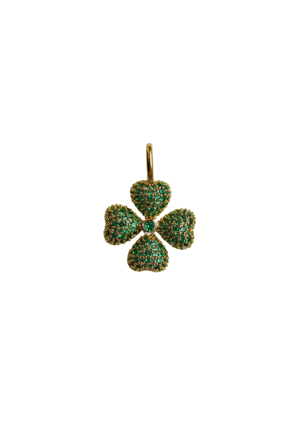 Embellished Clover Charm