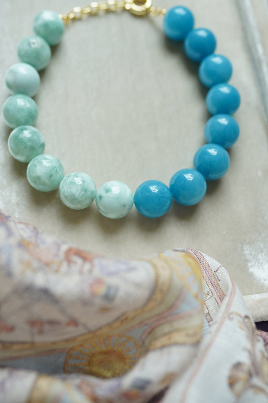 Maldives Gemstone Bubblegum Necklace