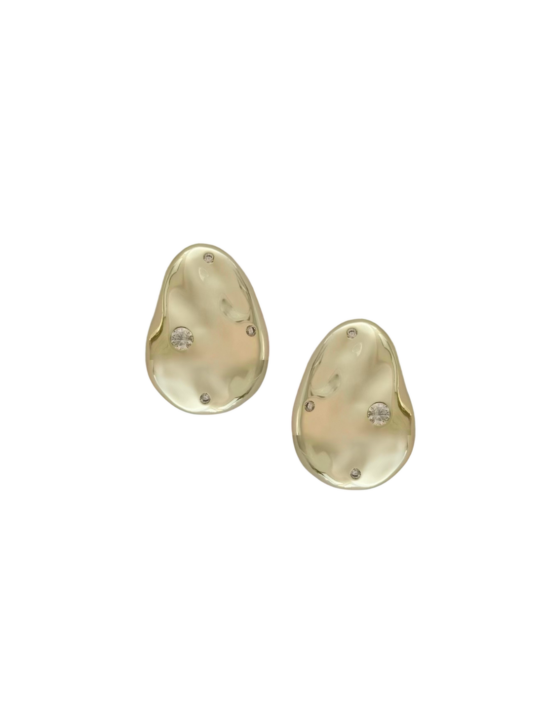 Golden Abstract studs