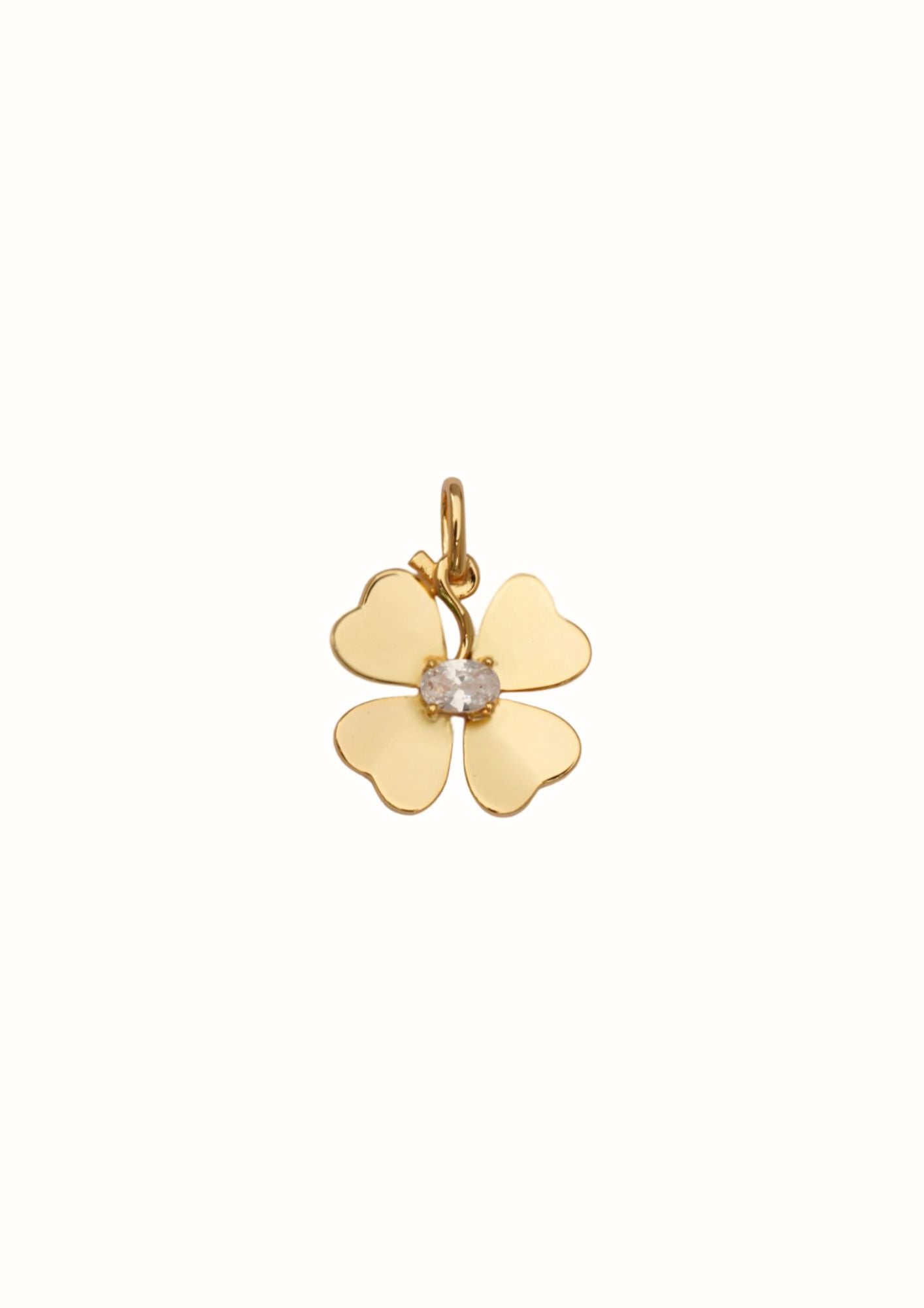 Golden Clover Charm