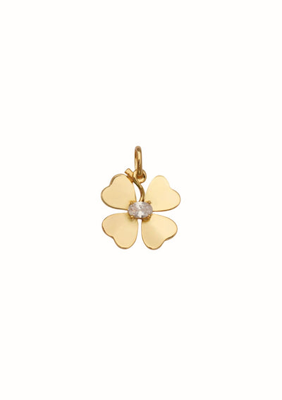 Golden Clover Charm