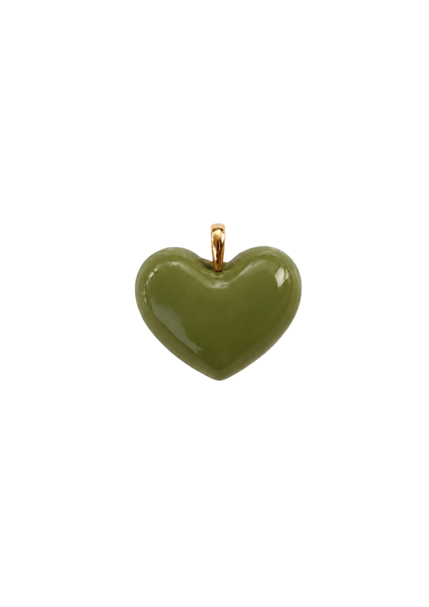 Sage Heart Charm