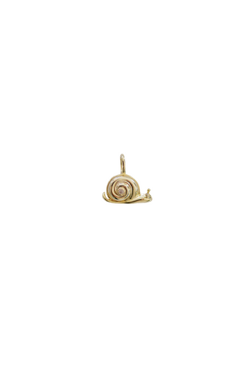 Golden Snail Charm