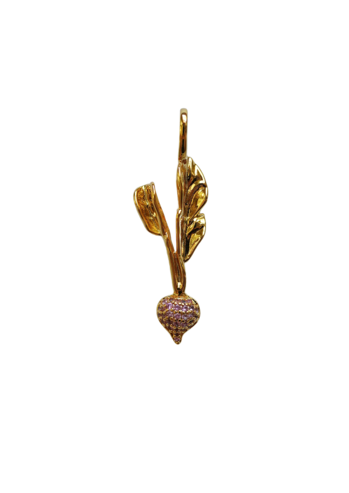 Embellished Radish Charm