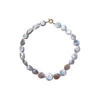 Limited Edition: Freshwater Pearl Coin & Coated Moonstone Necklace
