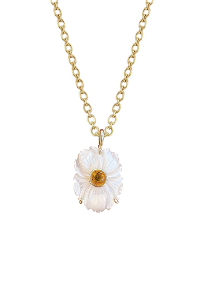 Mother of Pearl November Charm