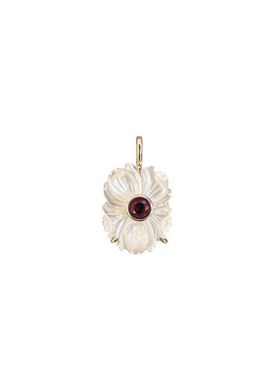 Mother of Pearl January Charm