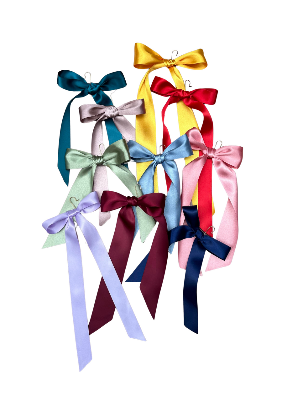 Multi-colored Christmas Bow Ornaments