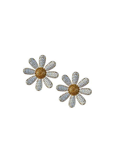 Blanc Daisy Stud