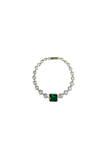 Limited Edition: Emerald Bezel Bracelet