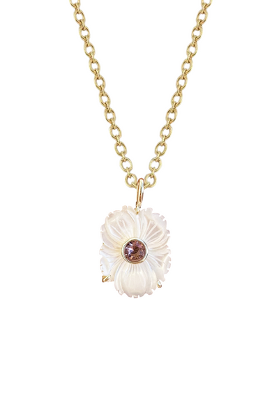 Mother of Pearl October Charm
