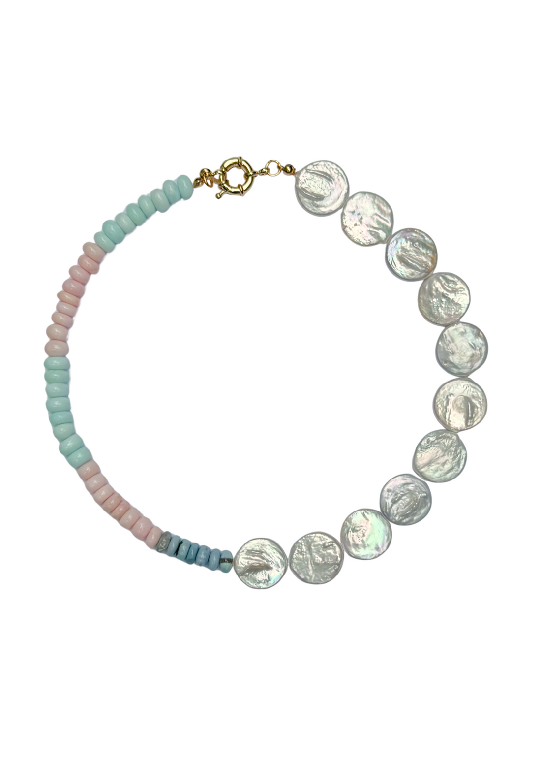 Anguilla Gemstone Bubblegum Necklace