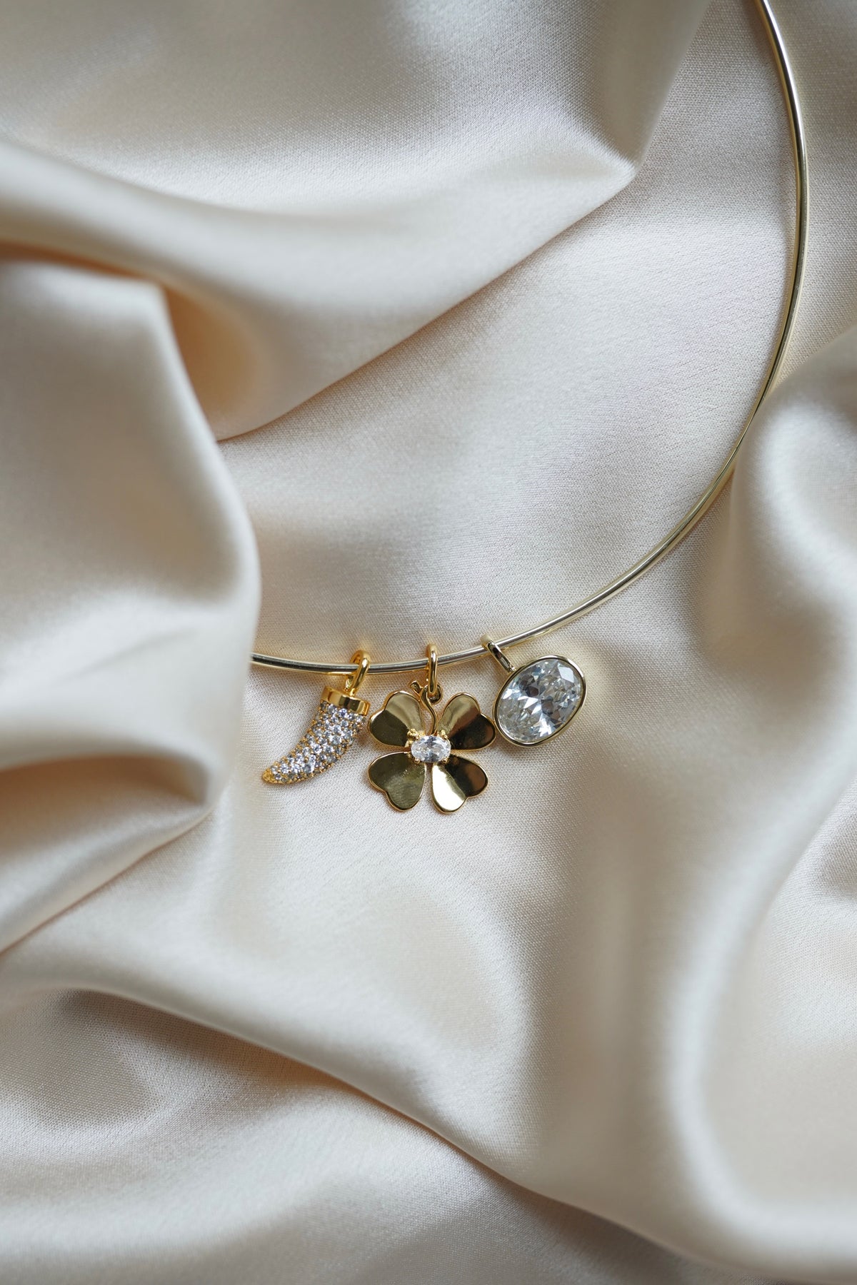 Embellished Horn Charm