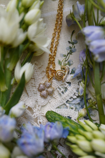 Embellished Snail Charm