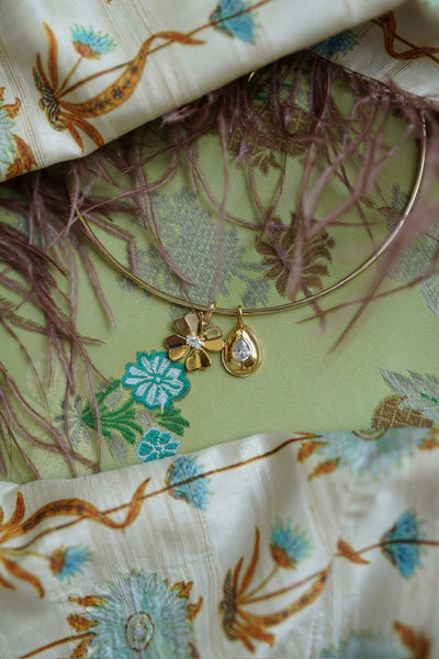 Golden Clover Charm