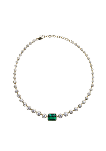 Limited Edition: Emerald Bezel Necklace