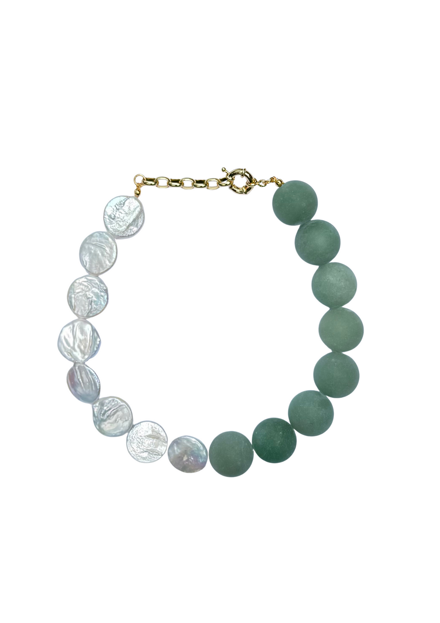 Mallorca Gemstone Bubblegum Necklace